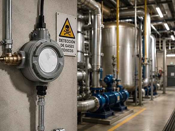 Detección de gases tóxicos y explosivos