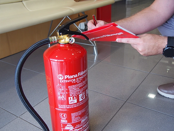 Especificaciones técnicas de Detección y extinción de incendios