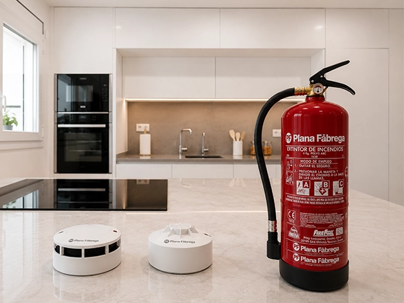 Detección y extinción de incendios para tu hogar
